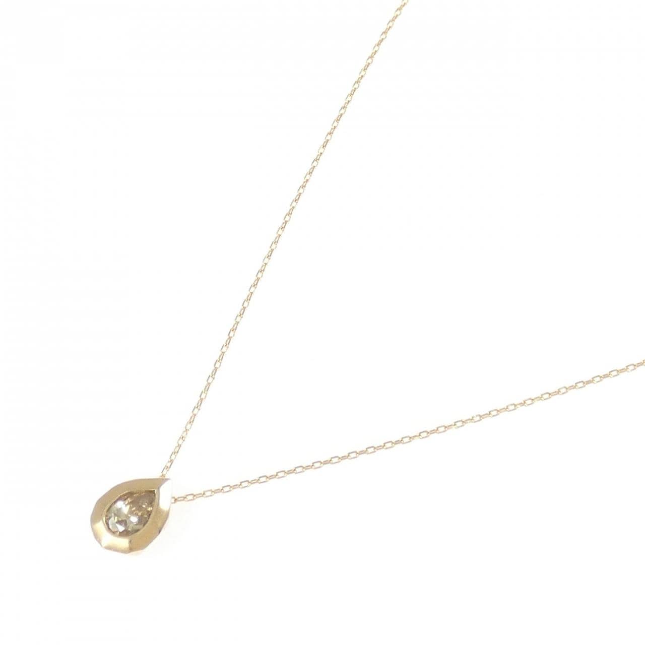 K18PG ダイヤモンド ネックレス 0.33CT