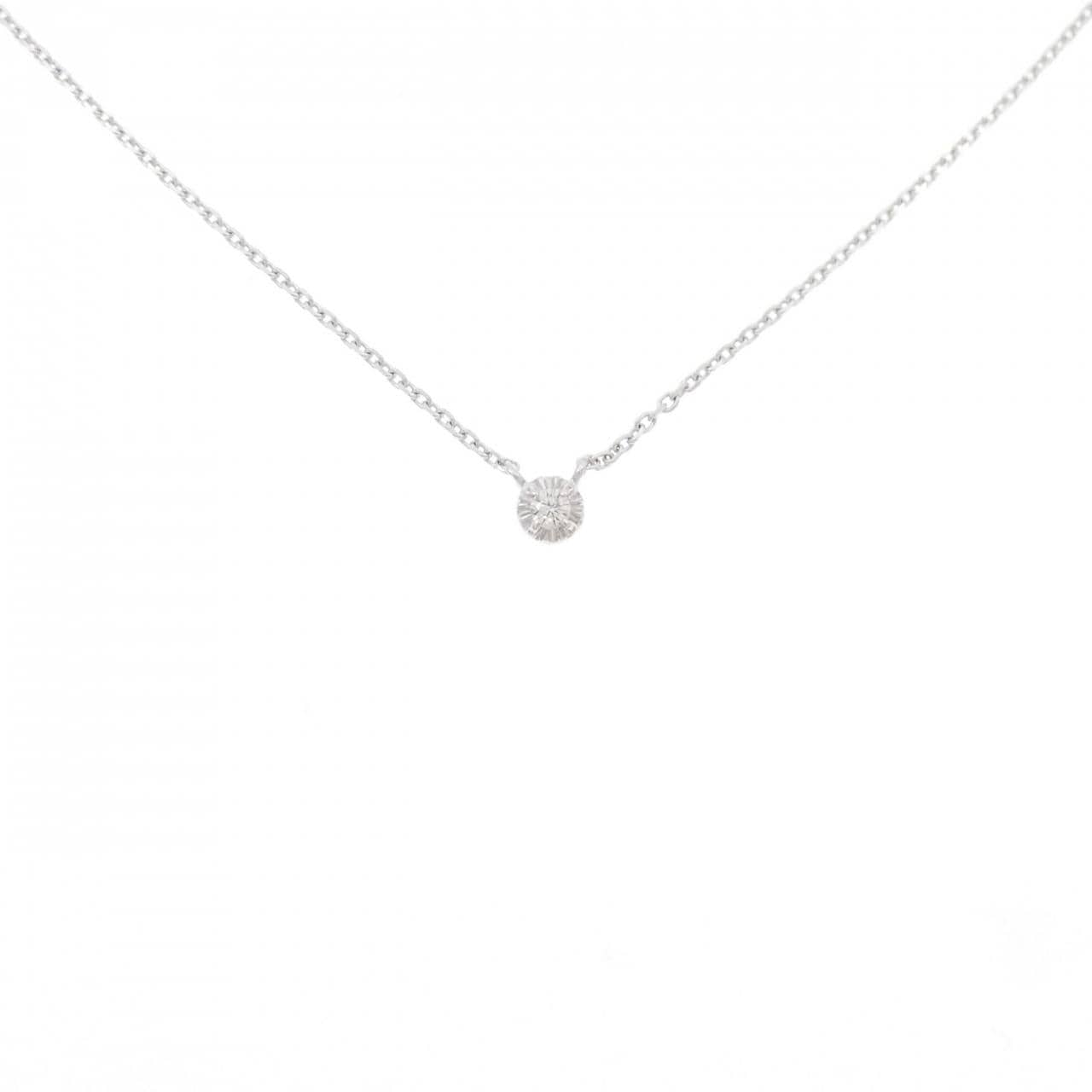 アガット ダイヤモンド ネックレス 0.03CT