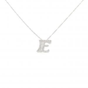 K18WG/PT850 ダイヤモンド ネックレス 0.30CT