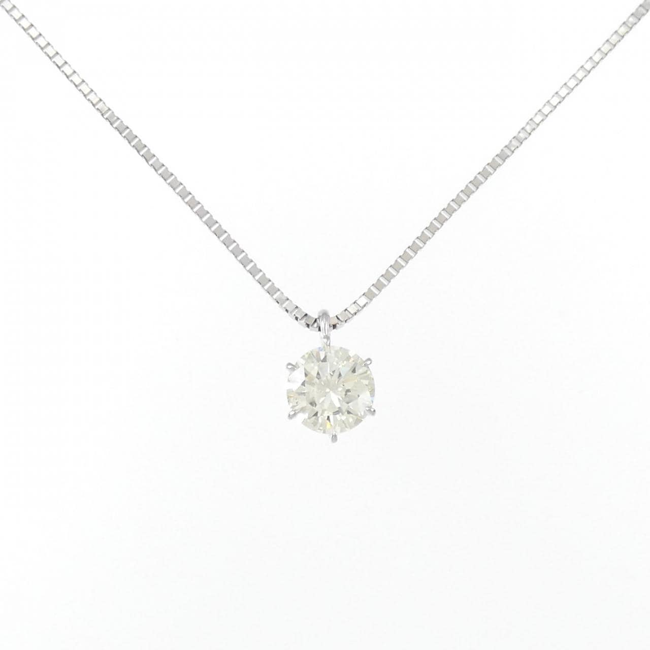 PT Solitaire Diamond Necklace 0.712CT