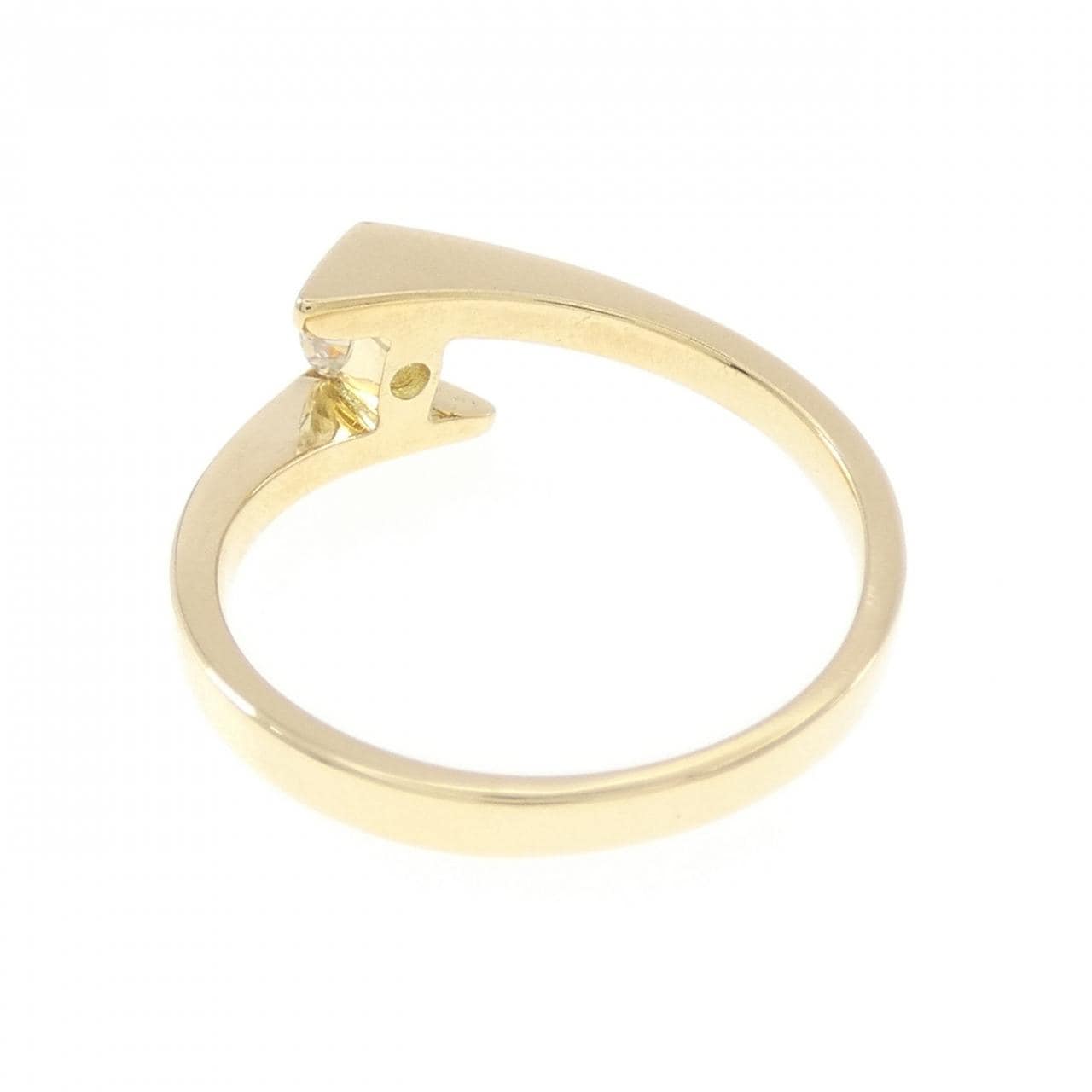 K18YG ダイヤモンド リング 0.24CT