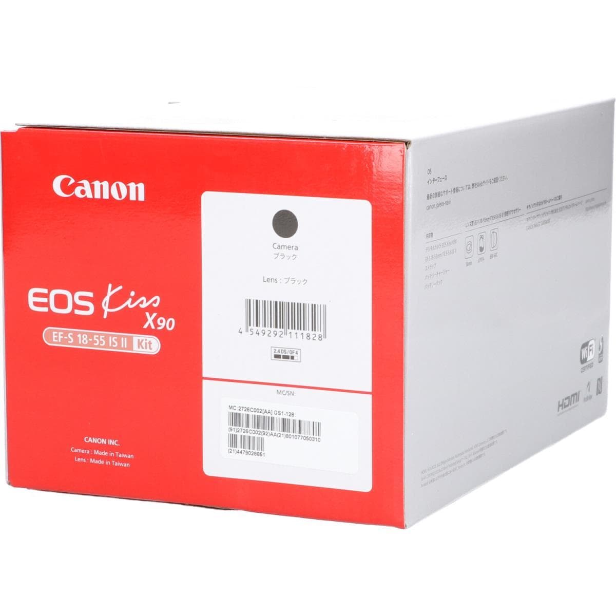 [未使用品] CANON EOS KISS X90 18-55ISⅡKIT