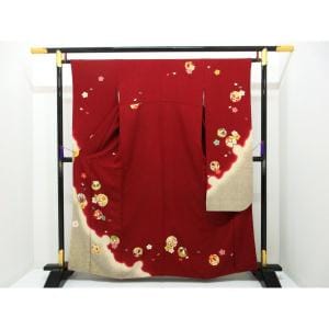 振袖　友禅金彩加工　裄丈Ｓ寸