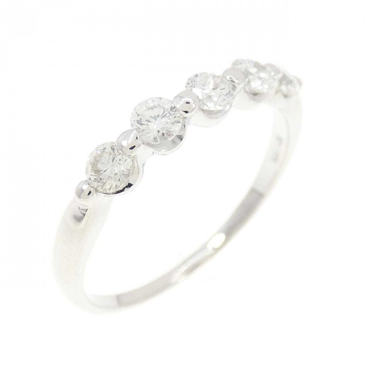 K14WG ダイヤモンド リング 0.50CT