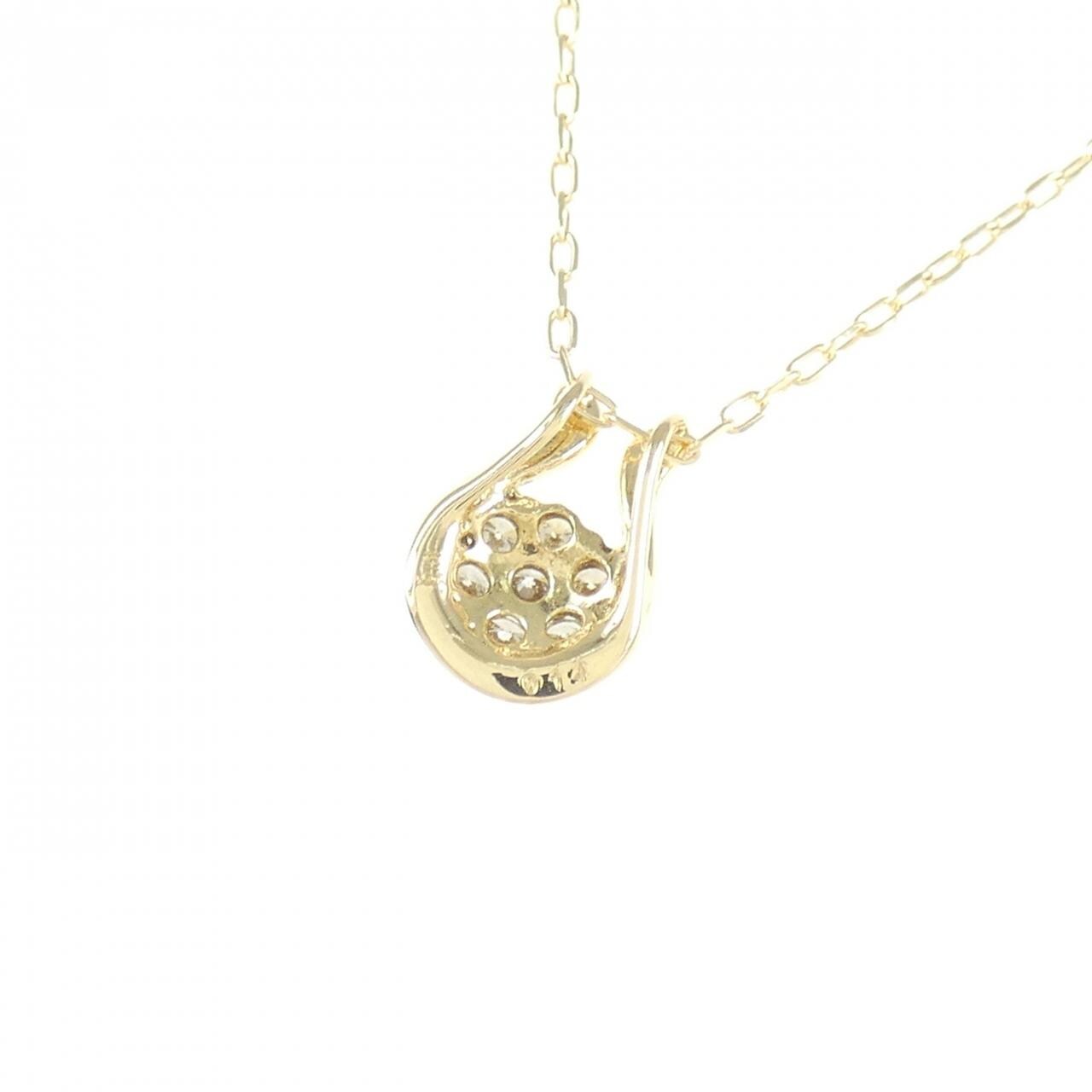 K18YG ダイヤモンド ネックレス 0.14CT
