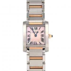 Cartier Tank Française SM PG Combi W51027Q4 SSxPG石英