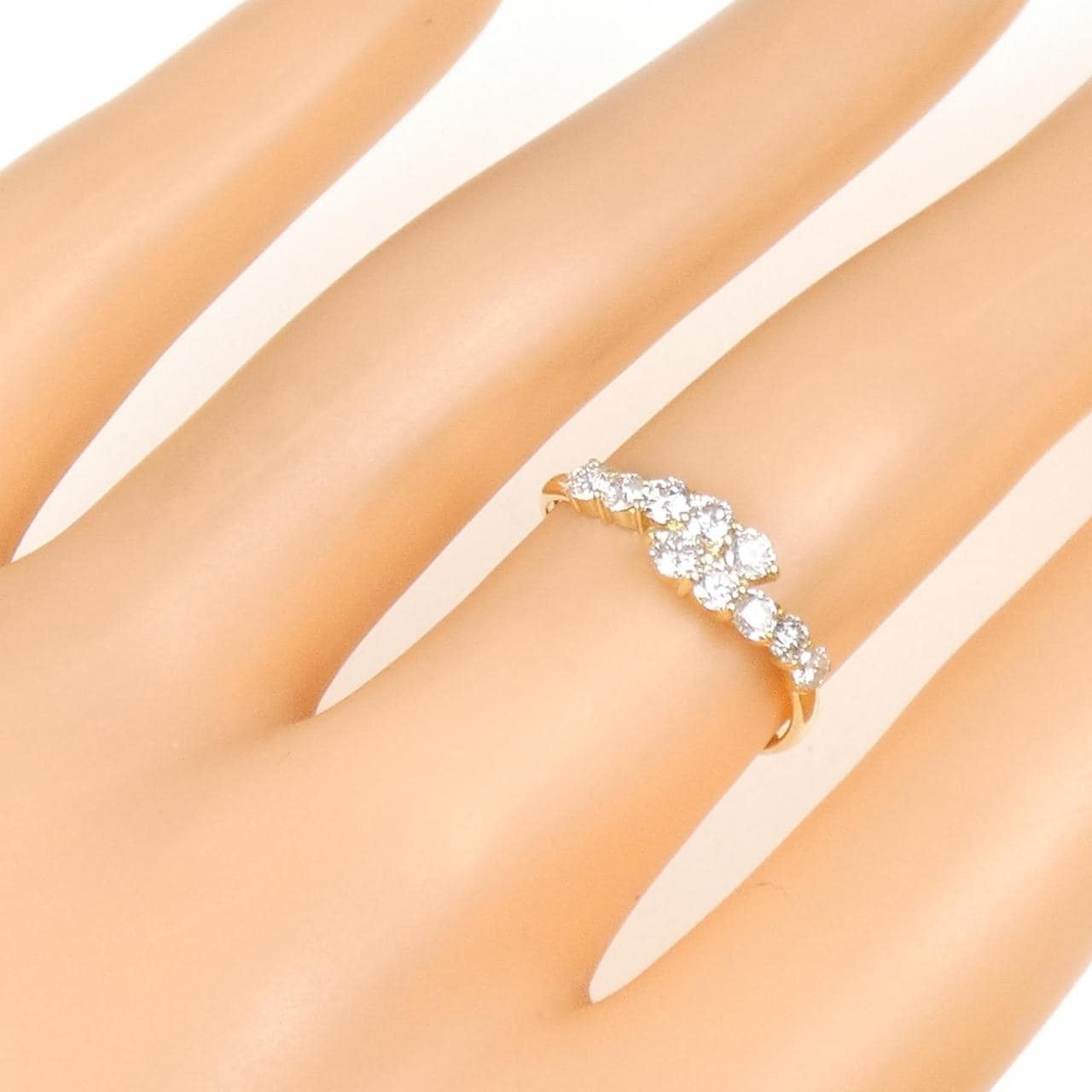 K18YG ダイヤモンド リング 0.20CT