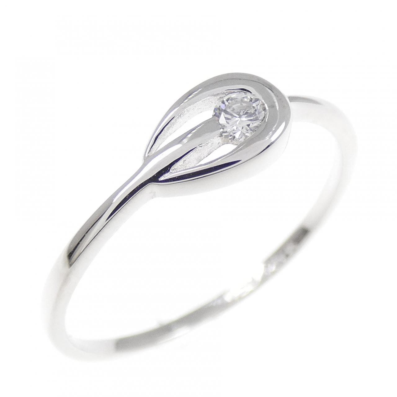 750WG ダイヤモンド リング