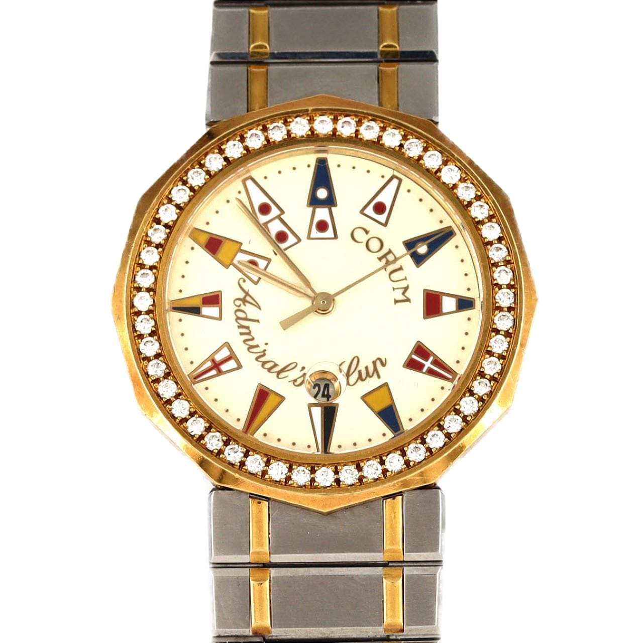 【ノーメンテナンス還元価格】コルム アドミラルズカップコンビ/D 39.812.28.V-52 SSxYG クォーツ