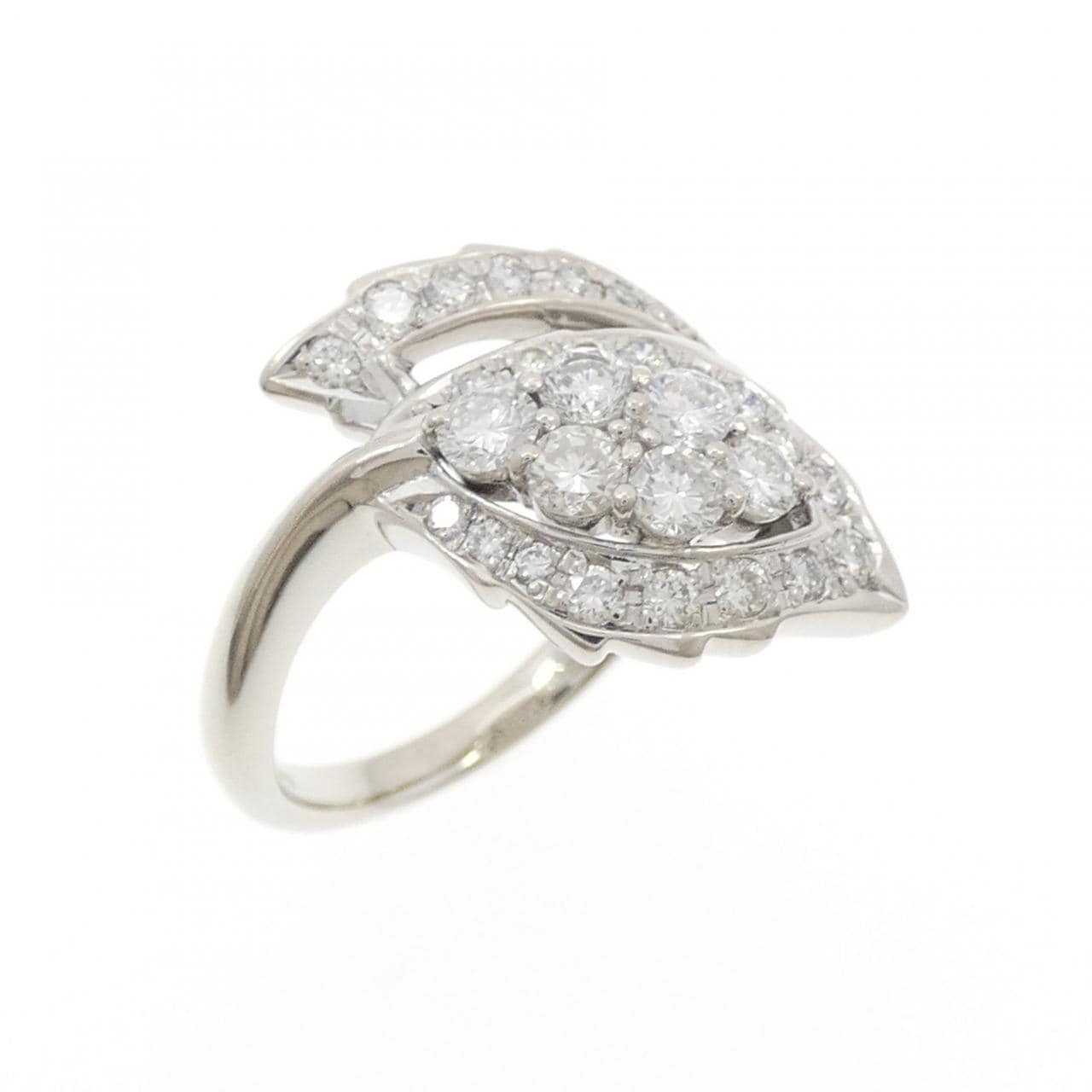 PT900 リーフ ダイヤモンド リング 1.00CT
