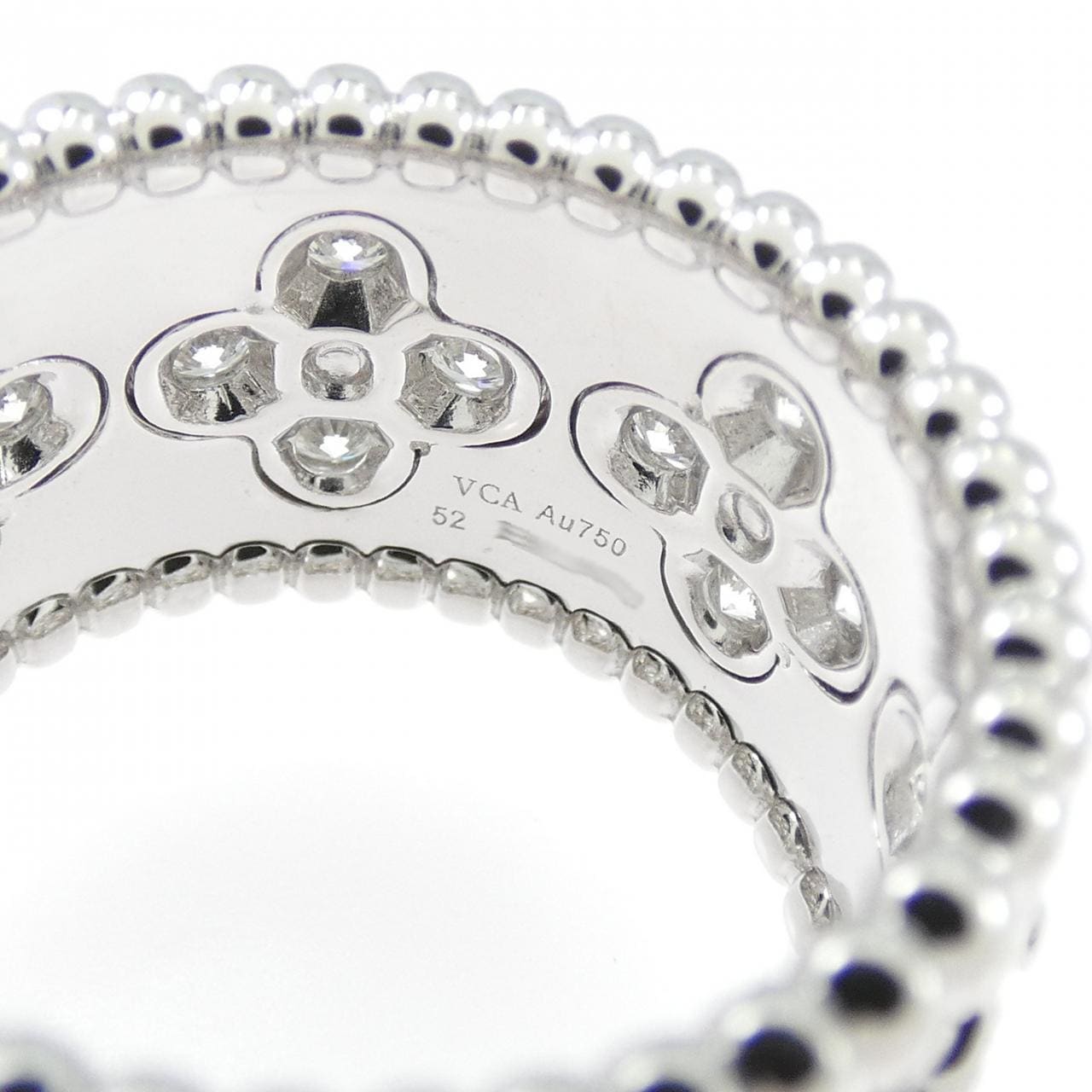 ヴァンクリーフ&アーペル ペルレ クローバー ミディアム リング