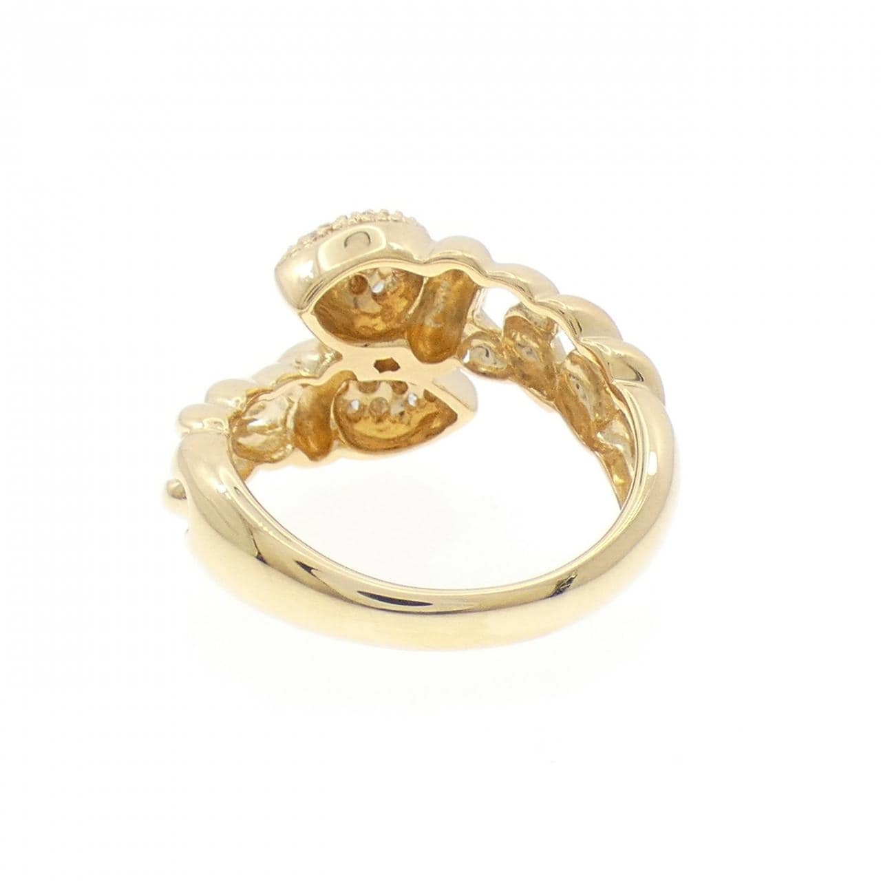 K18YG Diamond Ring 0.35