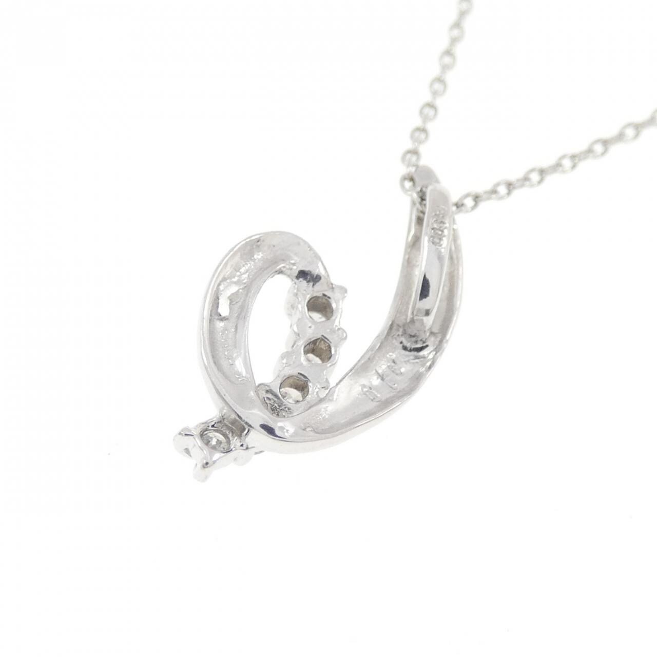 PT900/PT850 ダイヤモンド ネックレス 0.10CT