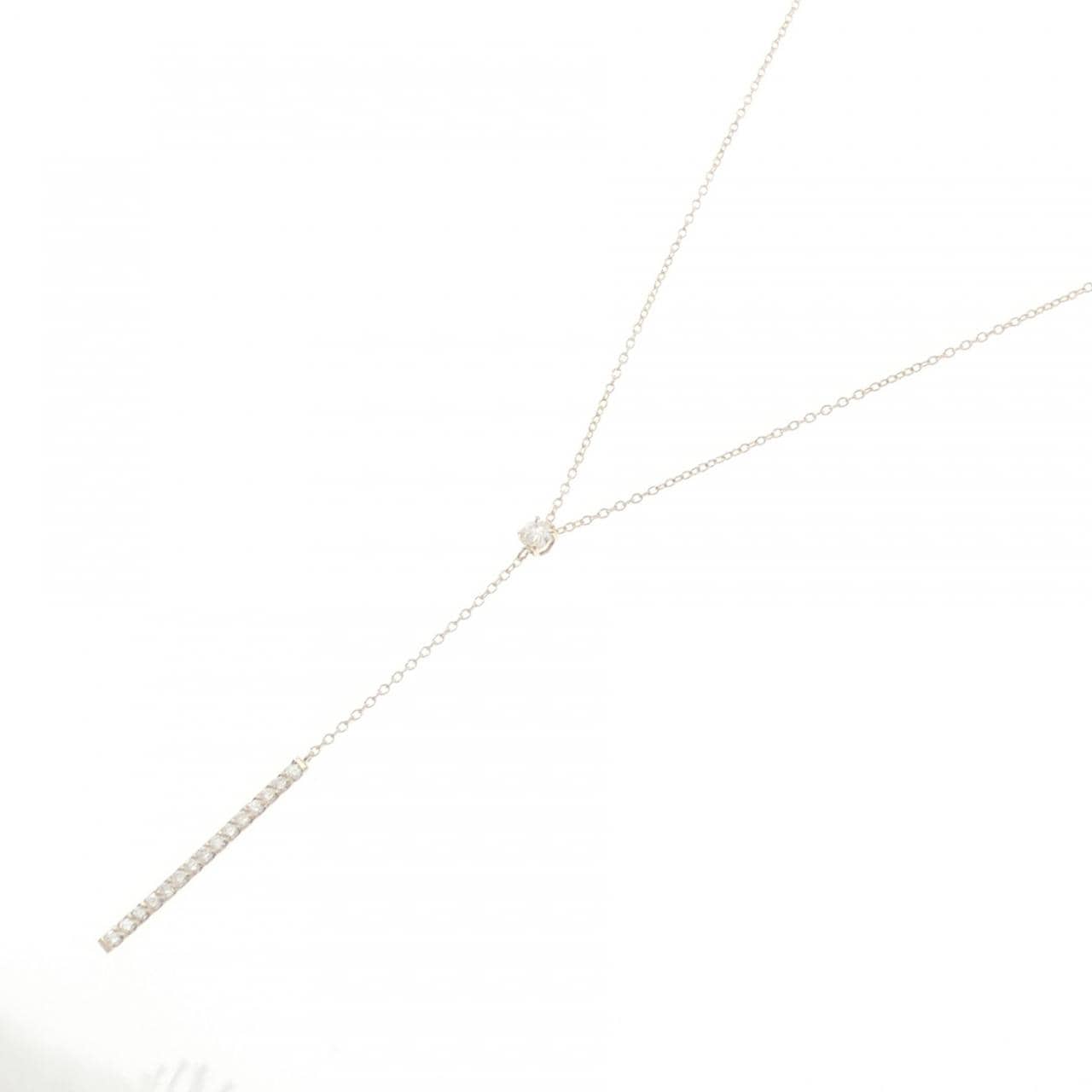【リメイク】K10YG ダイヤモンド ネックレス 0.30CT