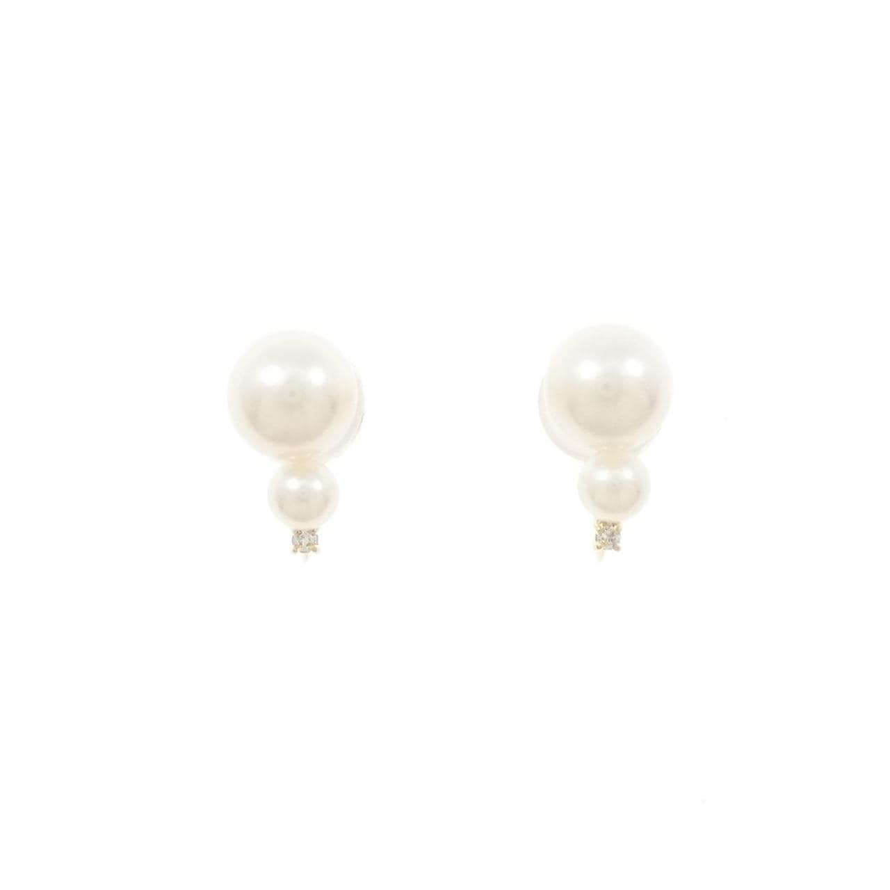 K18YG アコヤパール イヤリング