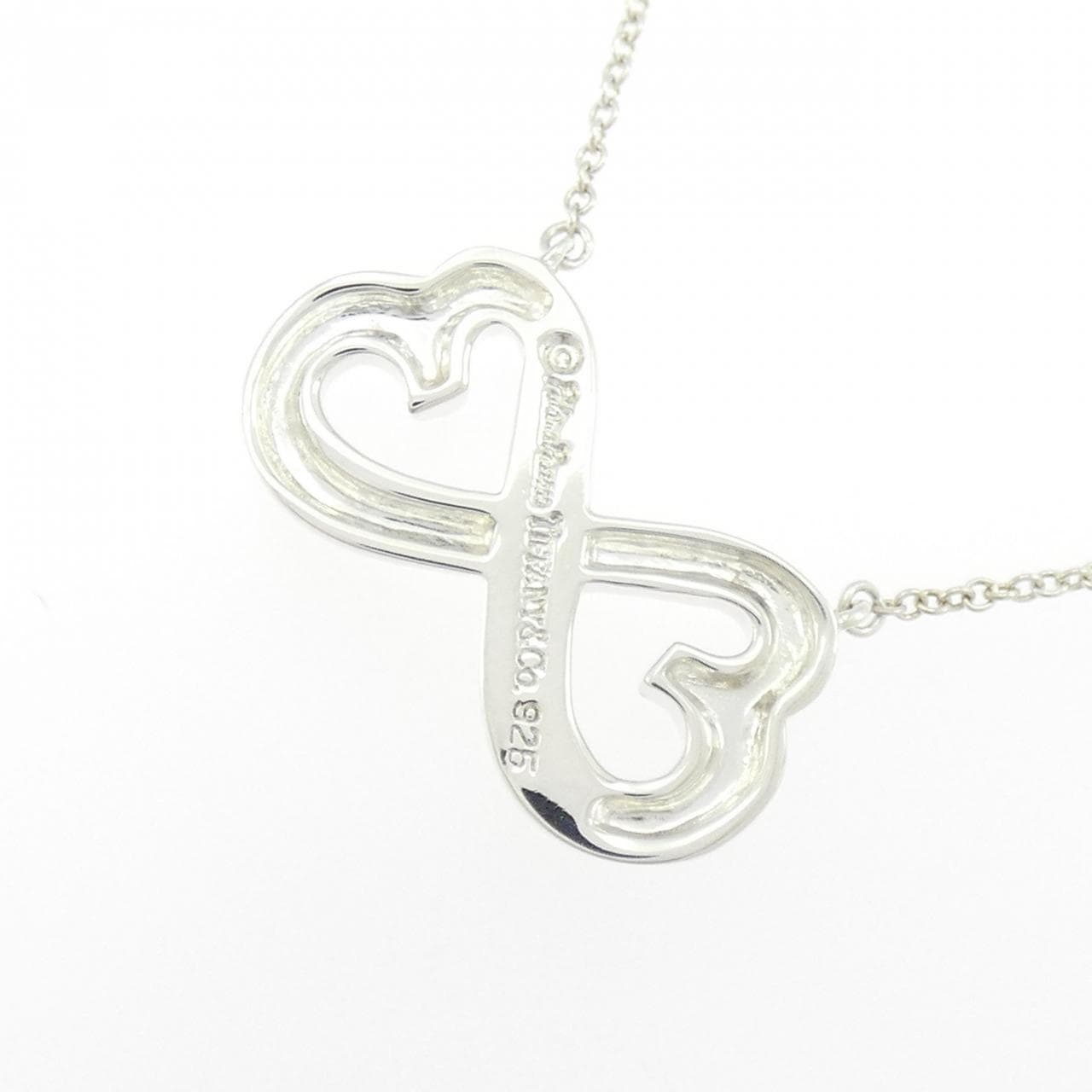 ティファニー ダブルラビングハート ネックレス