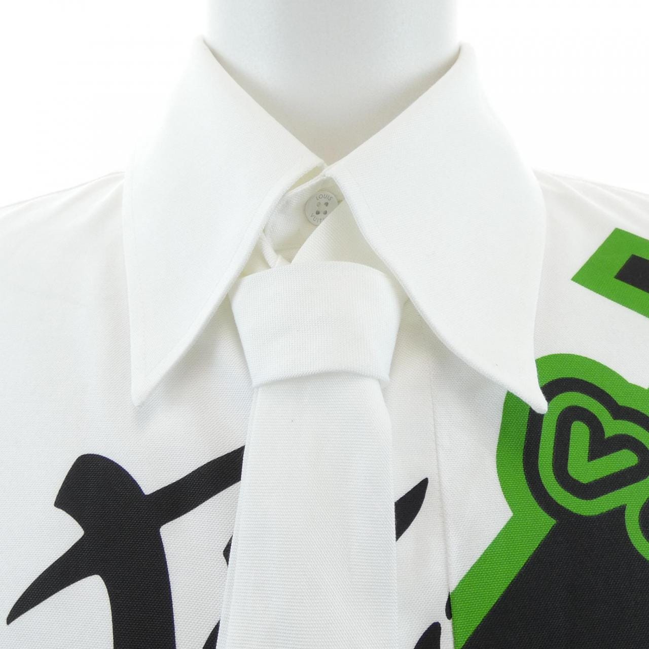 ルイヴィトン LOUIS VUITTON プリンテッドシャツアンドタイ HNS99WH78 シャツ