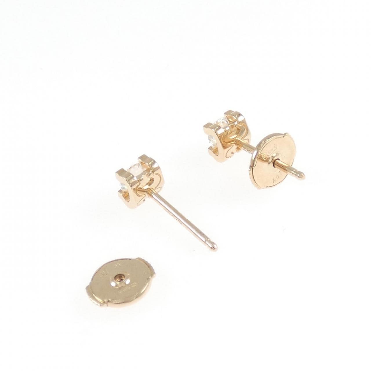 カルティエ C ドゥ カルティエ ピアス 0.19CT 0.19CT D-E VVS1-2 3EXT