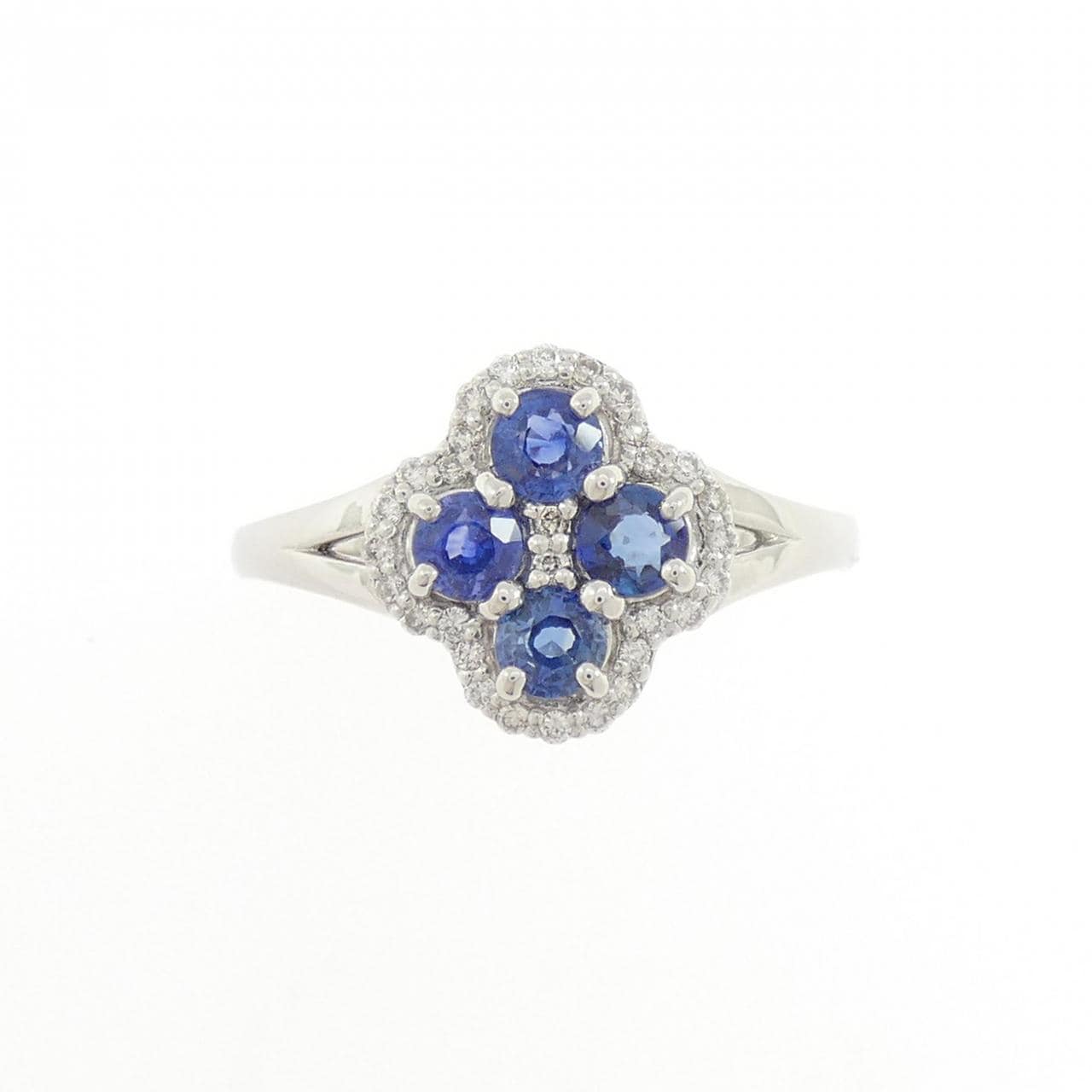PT900 サファイヤ リング 0.66CT