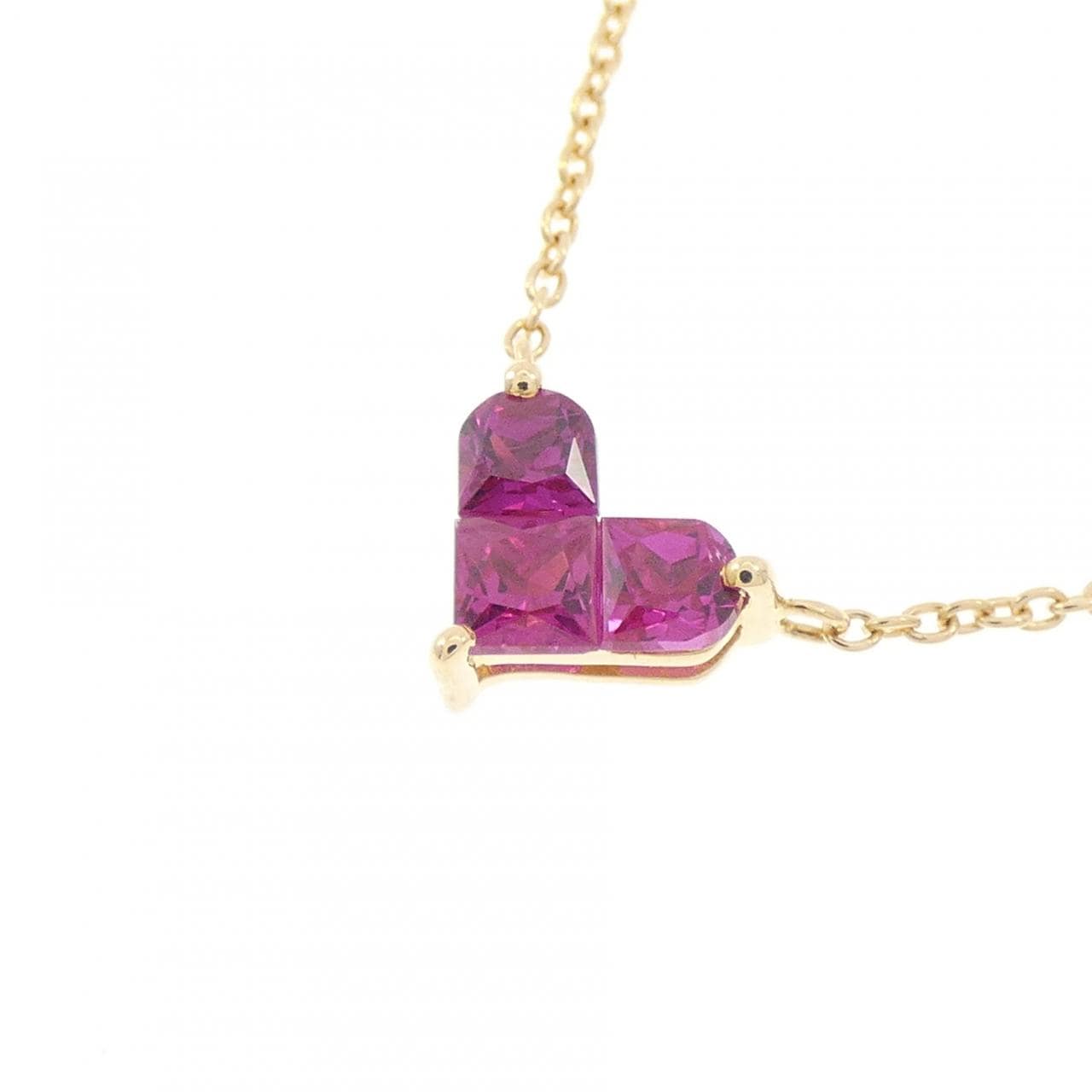スタージュエリー ミステリアスハート ネックレス 0.32CT