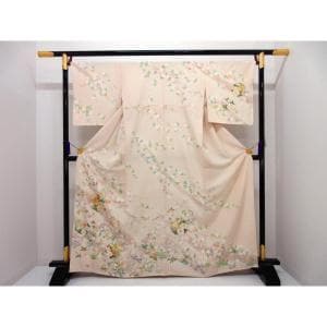 Homongi, Yuzen gold color processing, embroidered