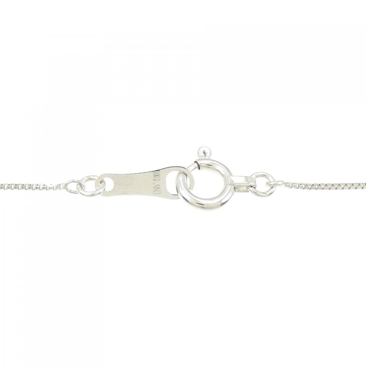 K18WG Horseshoe Citrine Necklace