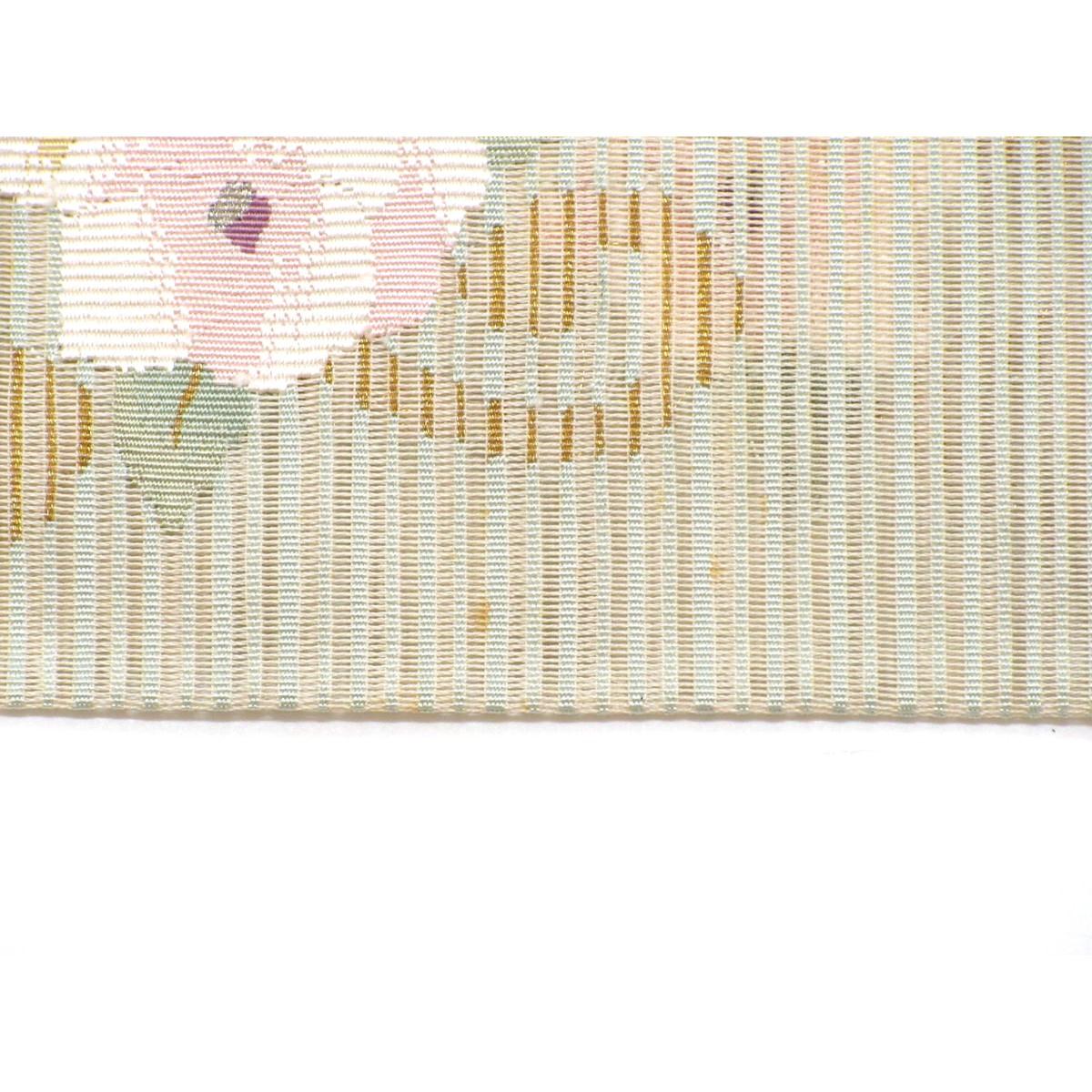 【未使用品】夏名古屋帯　絽綴織