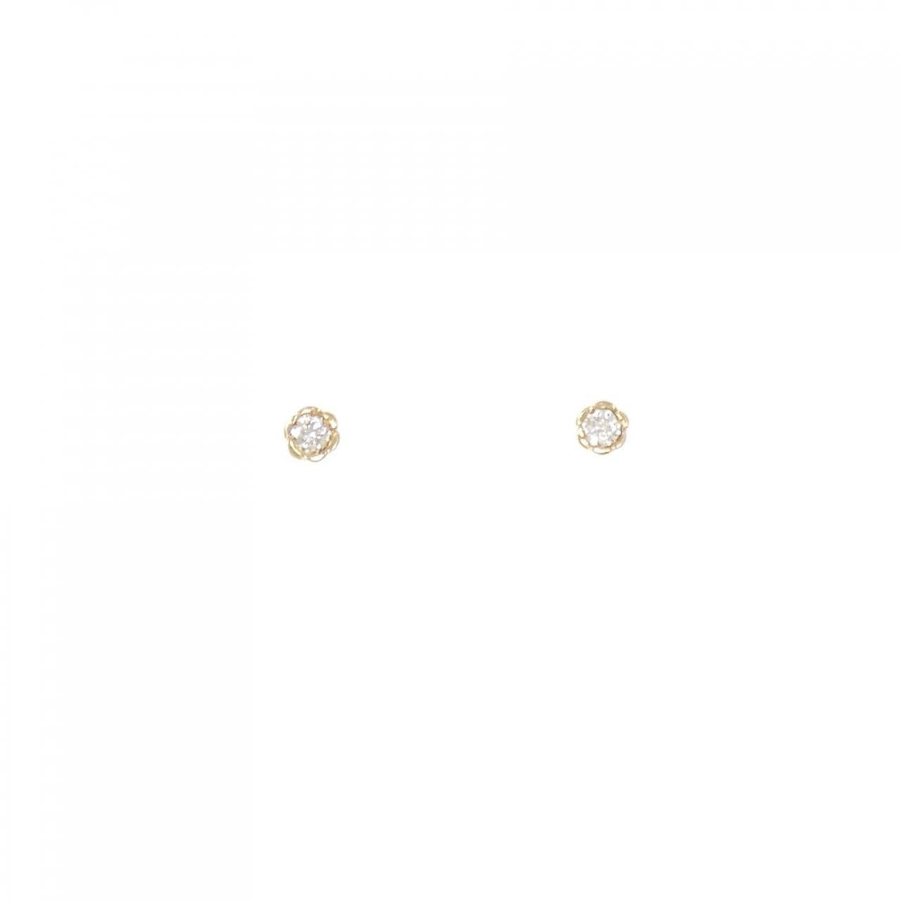 K18YG ダイヤモンド ピアス