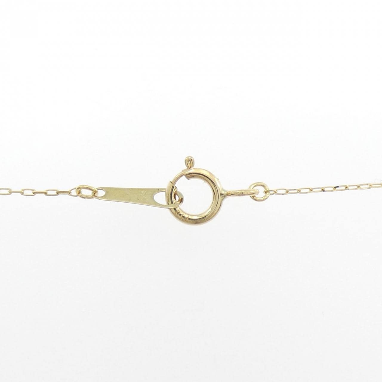 【リメイク】K18YG ダイヤモンド ネックレス 0.10CT