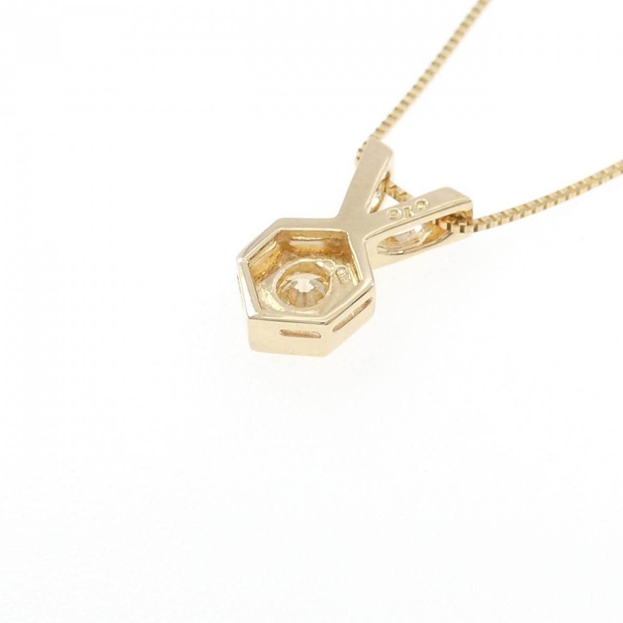 K18YG ダイヤモンド ネックレス 0.16