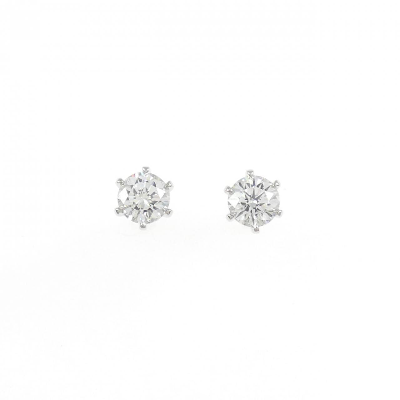 【リメイク】PT900/ST ダイヤモンド ピアス 0.210CT 0.213CT E VS2-SI1 EXT-VG