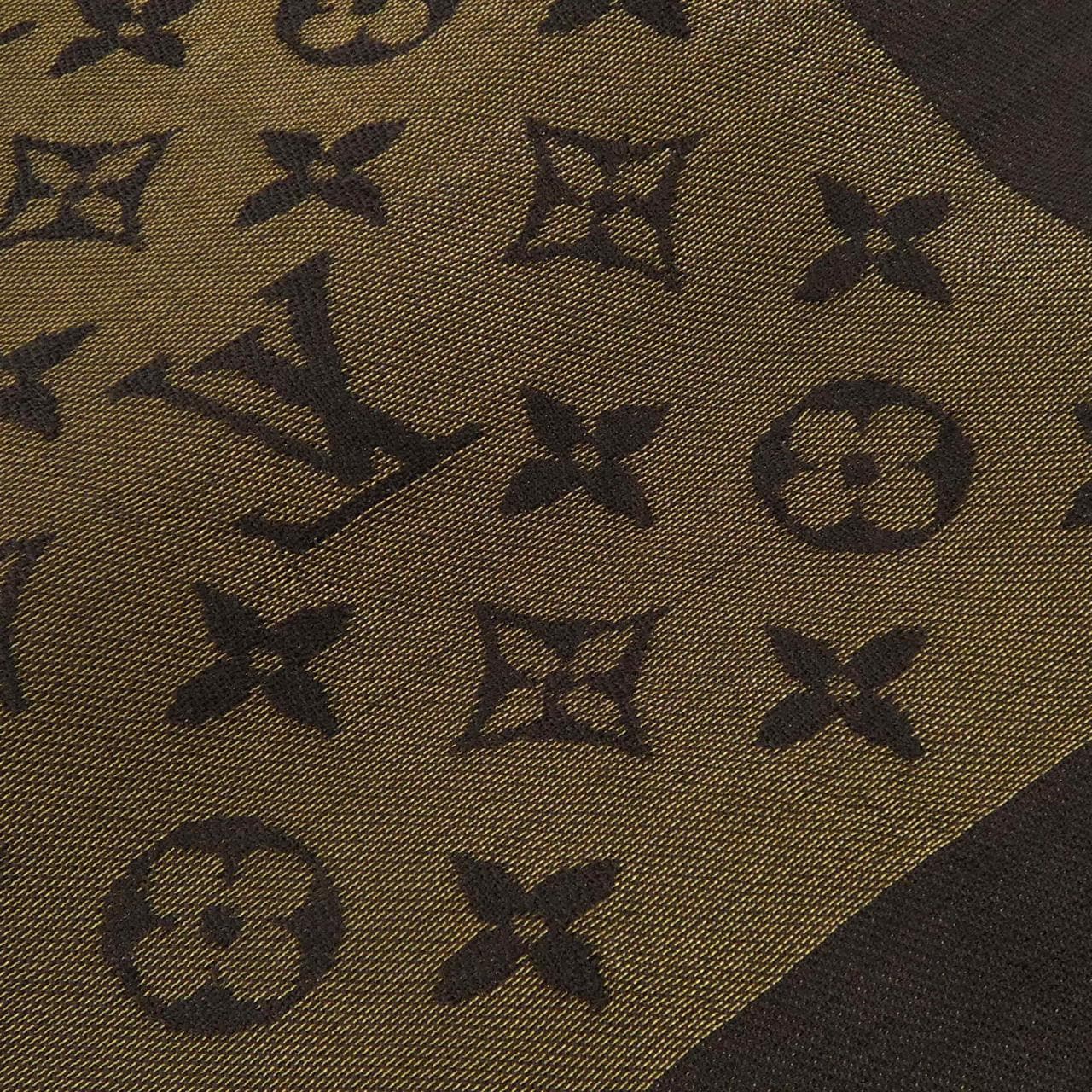 ルイヴィトン LOUIS VUITTON モノグラム シャイン 75122 ショール
