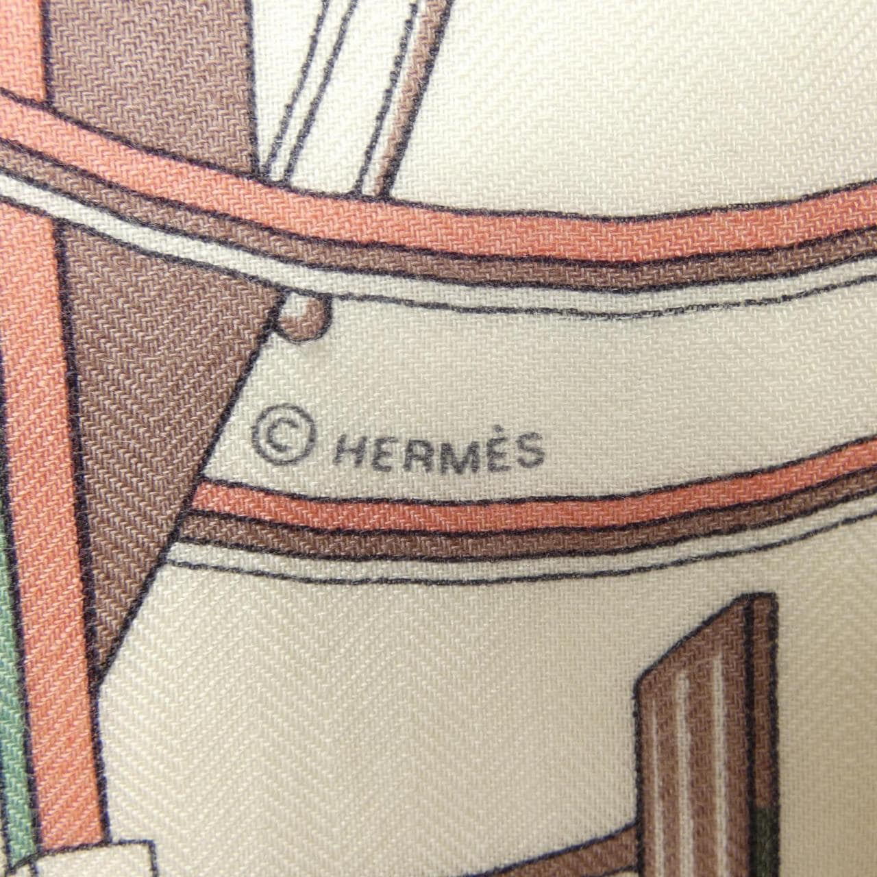 エルメス HERMES LES VOITURES A TRANSFORMATION カレジェアン140. ショール