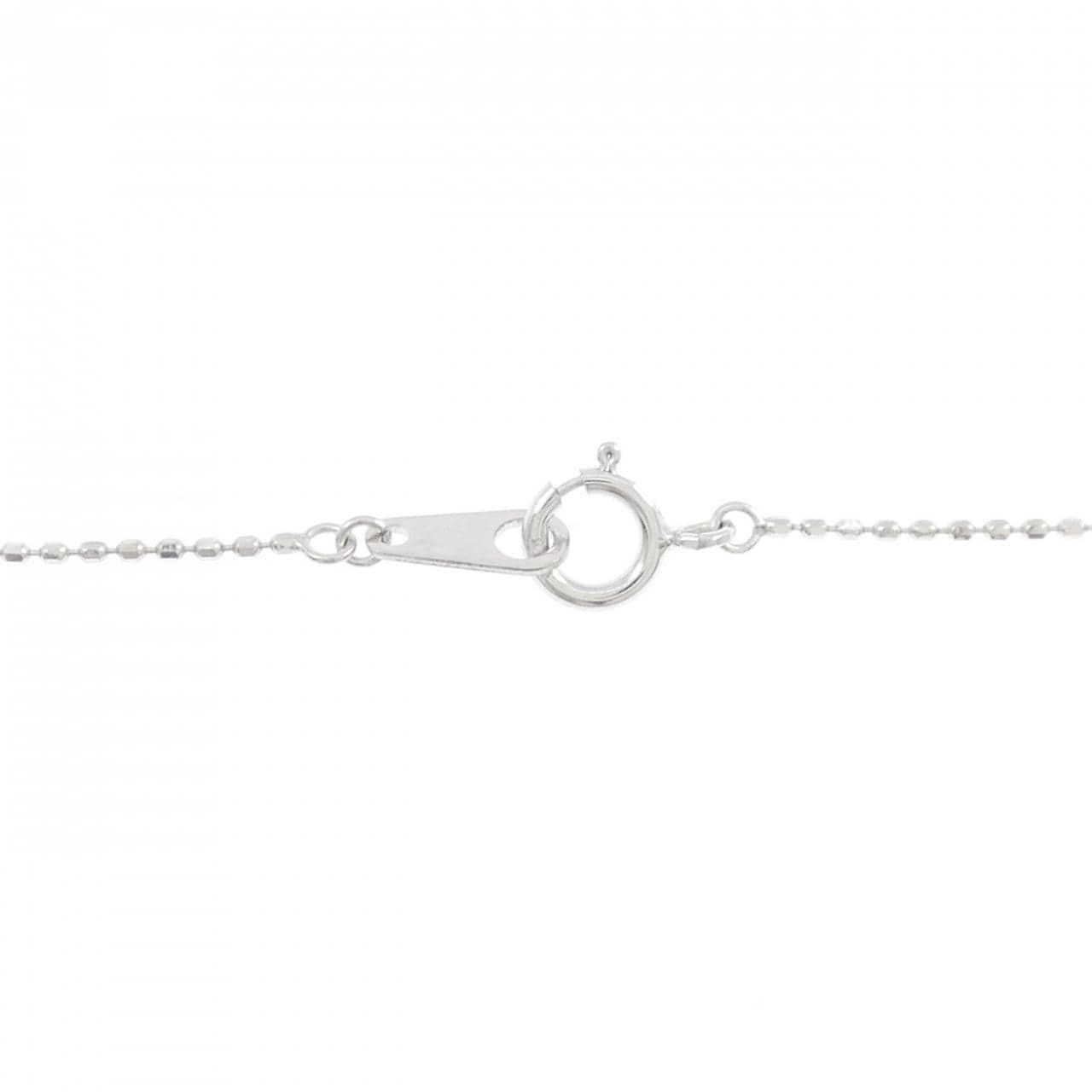 K14WG ダイヤモンド ネックレス 0.07CT