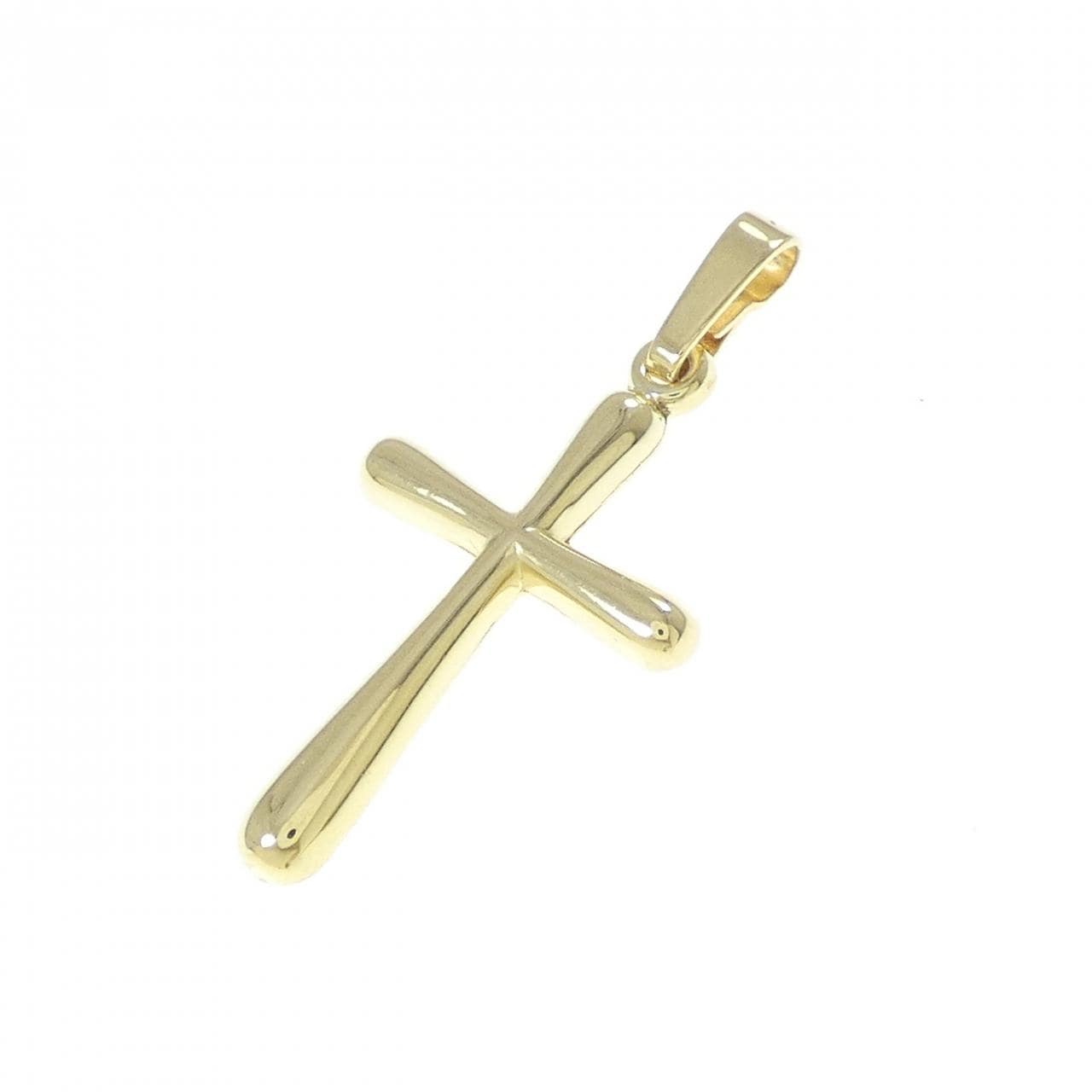 K18YG クロス ペンダント