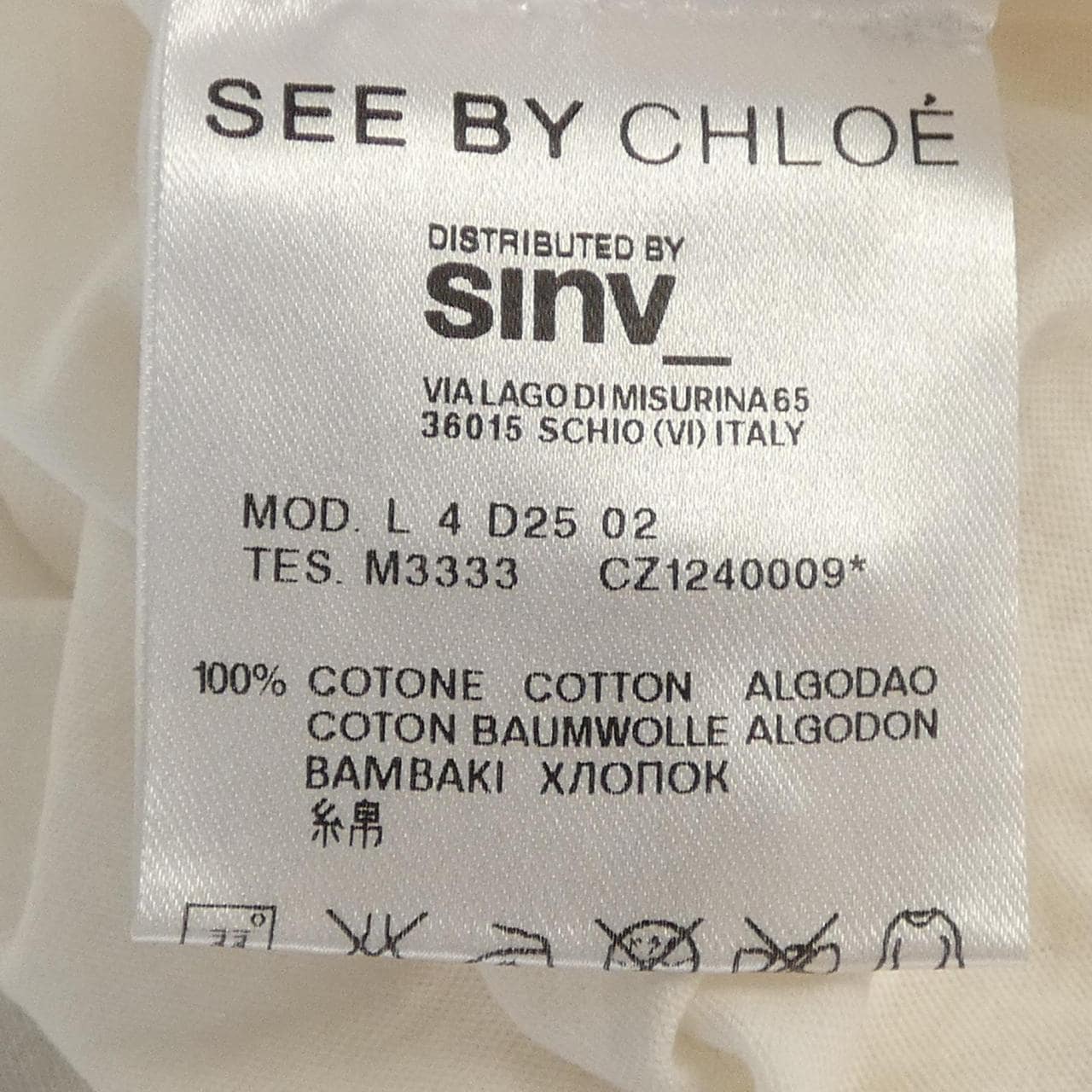 シーバイクロエ SEE BY CHLOE Tシャツ