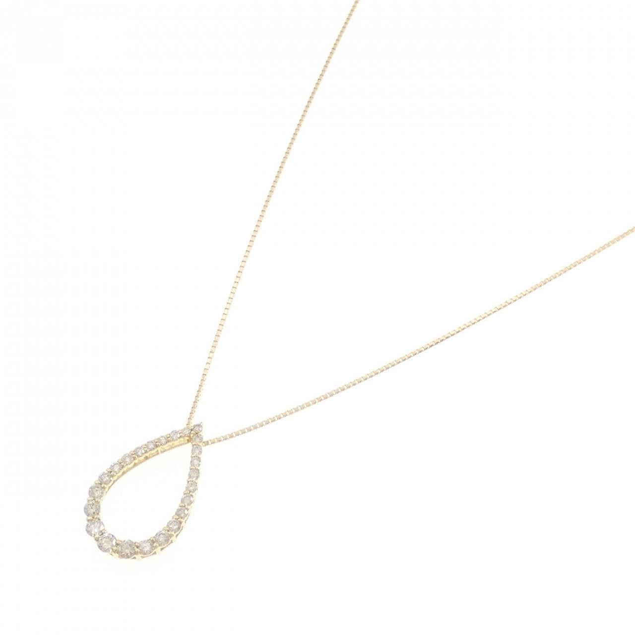 K18YG ダイヤモンド ネックレス 0.50CT