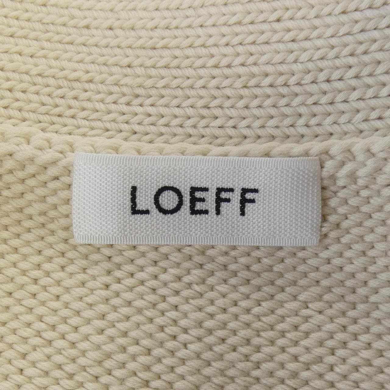 ロエフ LOEFF カーディガン