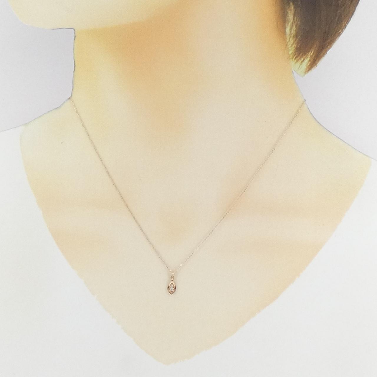 K10PG ダイヤモンド ネックレス