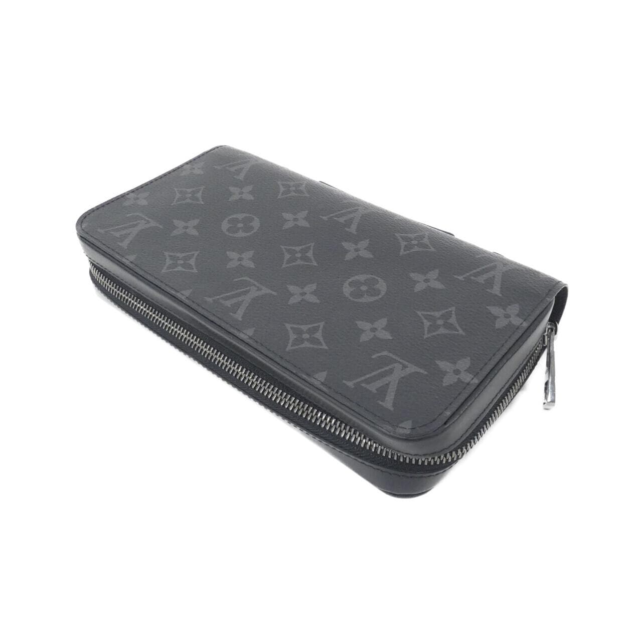 LOUIS VUITTON Monogram Eclipse拉链XL M61698 皮夾