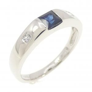PT サファイヤ リング 0.34CT