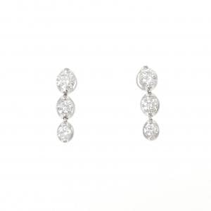 PT900 ダイヤモンド ピアス 0.50CT