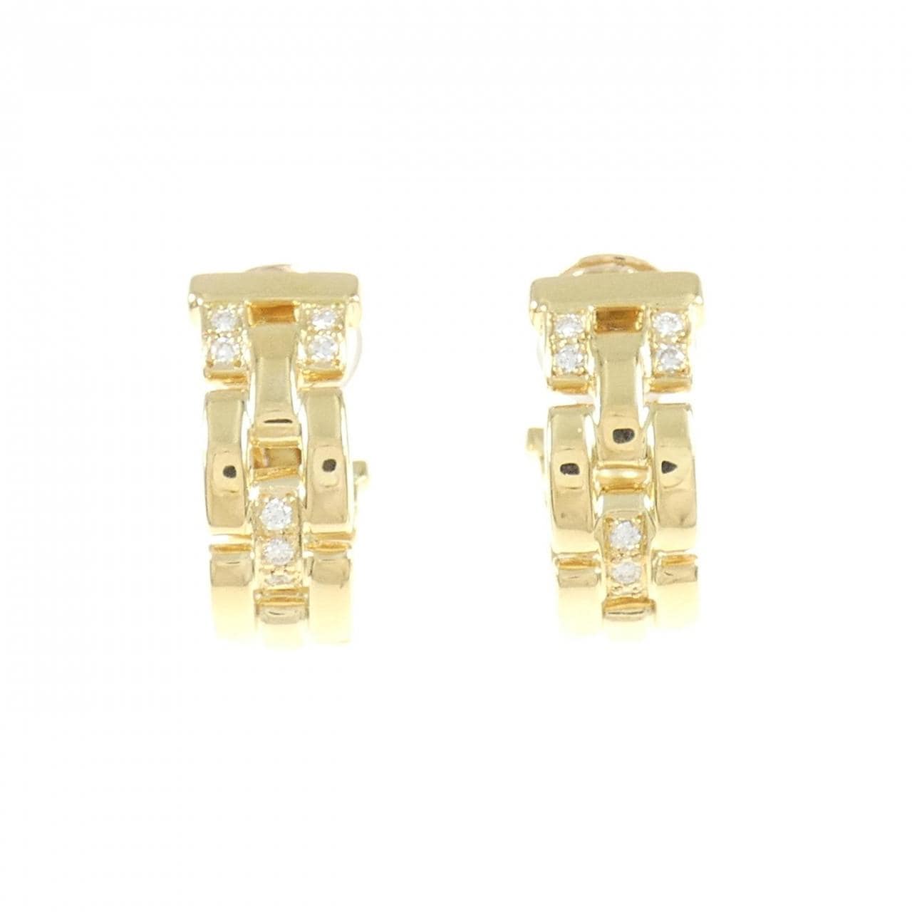 [vintage] Cartier Maillon Panthere Earrings