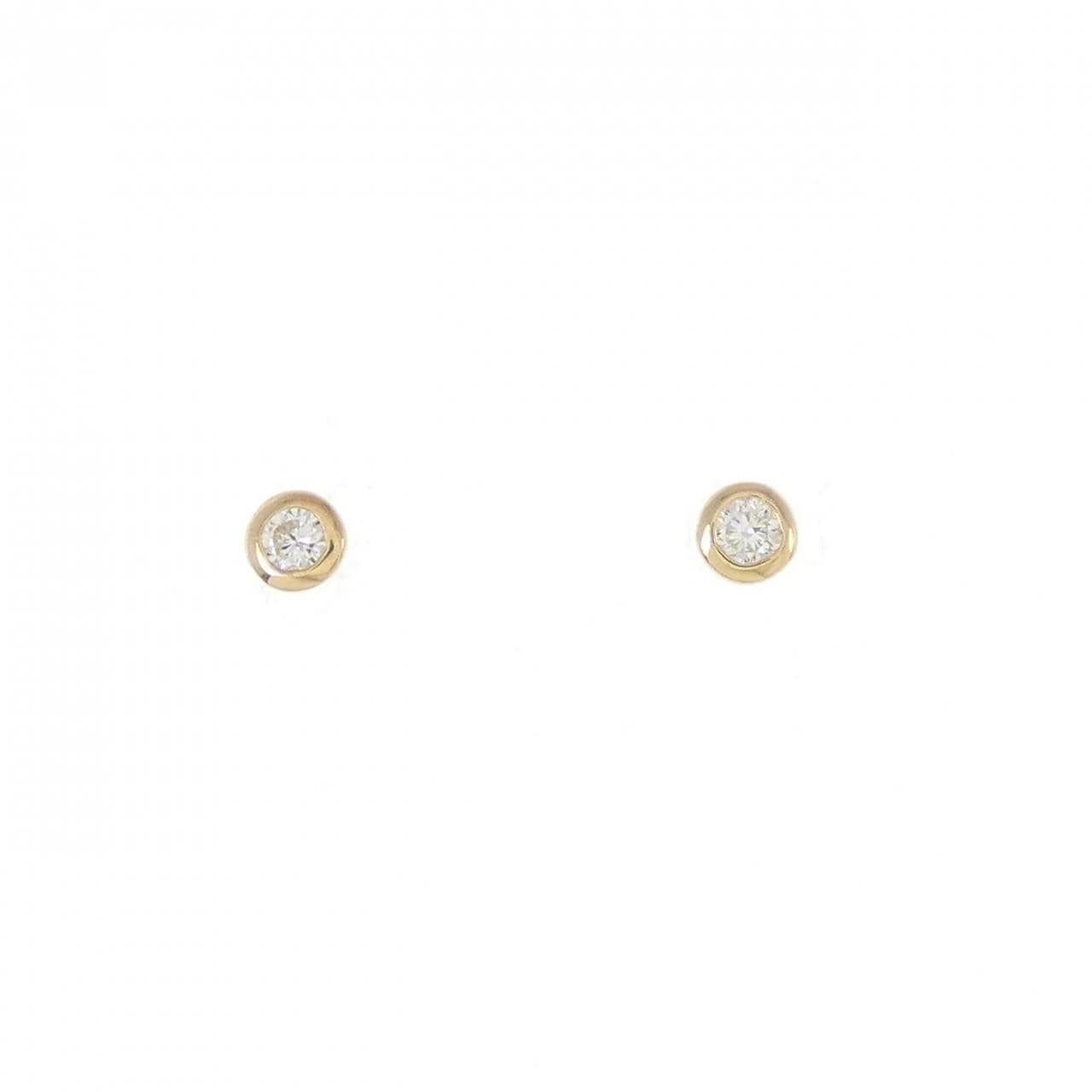 [Remake] K18YG Diamond earrings 0.10CT