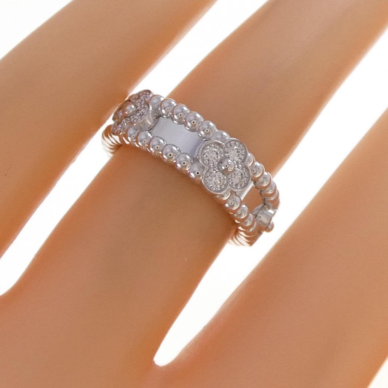 ヴァンクリーフ&アーペル ペルレ スウィートクローバー リング