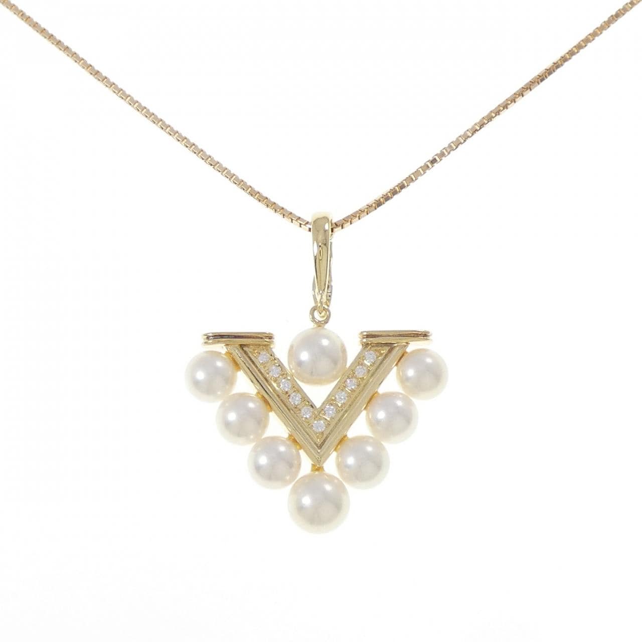 K18YG アコヤパール ネックレス