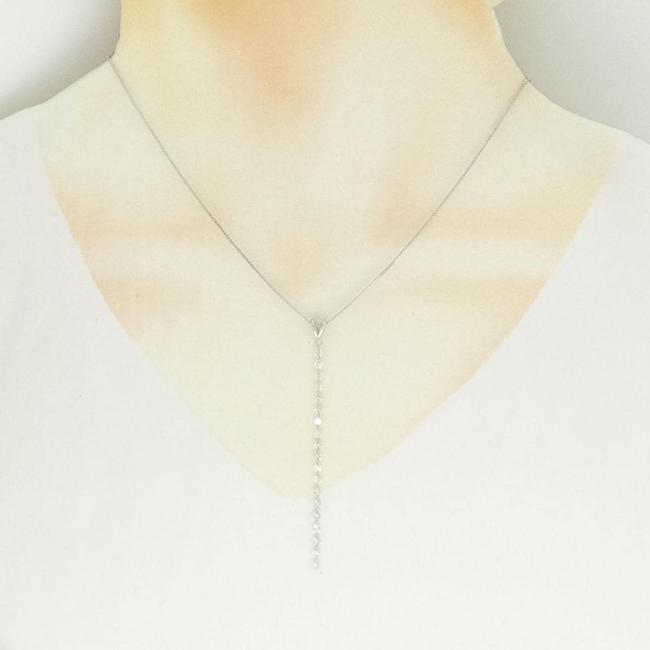 PT900/PT850 ダイヤモンド ネックレス 1.00CT