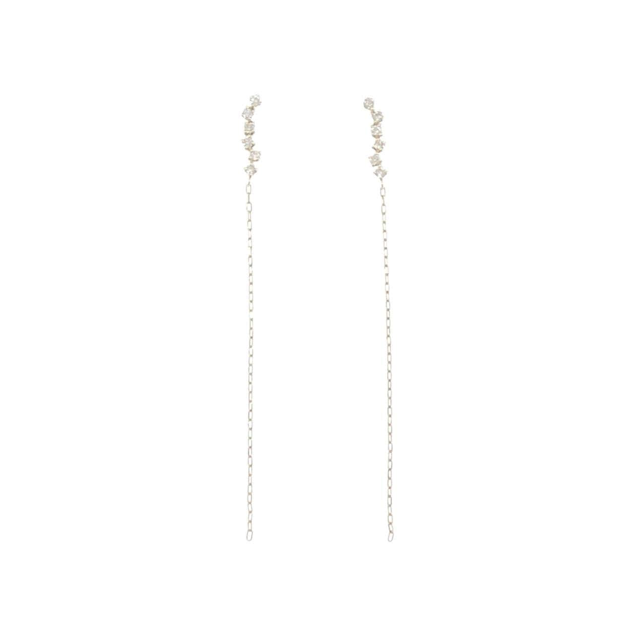 リラ ダイヤモンド ピアス 0.10CT