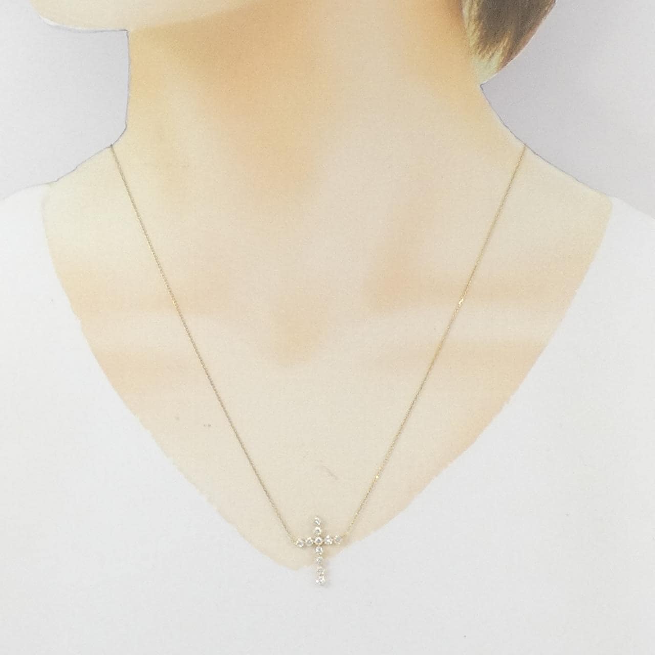 アーカー デュークロス ネックレス 0.49CT