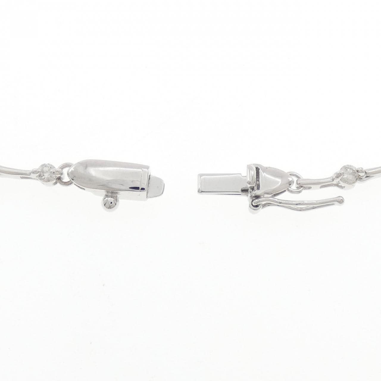 K18WG ダイヤモンド ネックレス 5.00CT